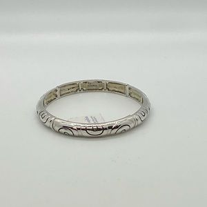 Lia Sophia Silver-tone stretch bracelet NWT
